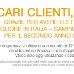 Offerte Amazon oggi 4 novembre 2016: buono sconto da 10 euro per tutti, codice e come utilizzarlo